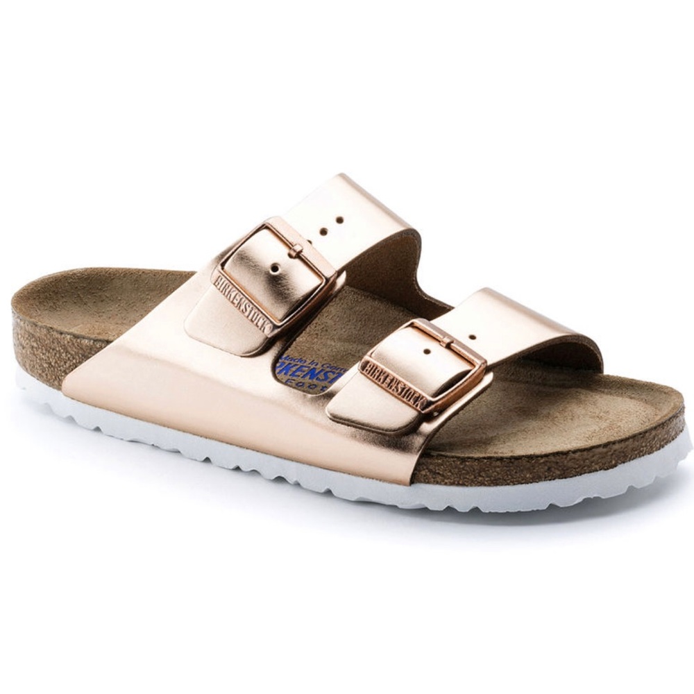 Rose Gold Birkenstocks